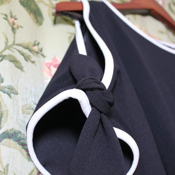 Sharagano Stretch Black Career Dress - Picture 3 of 8